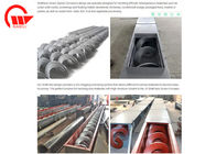 Air Slide Fabric Shaftless Screw Conveyor , Bulk Material Flexible Screw Conveyor