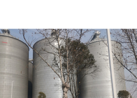 Galvanized Steel Grain Silo 100T - 12500T To Storage Corn Rice Soybeans