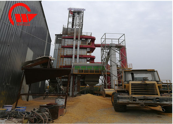 400 Ton Capacity Corn Dryer Machine For Maize Clean Hot Blast Heating Medium