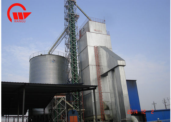 Clean Hot Blast Paddy Dryer Plant , Easy Operate Fan Dryer For Rice Mill