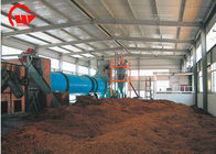 Heavy Duty Rotary Steam Tube Bundle Dryer , Large Manure Drying System