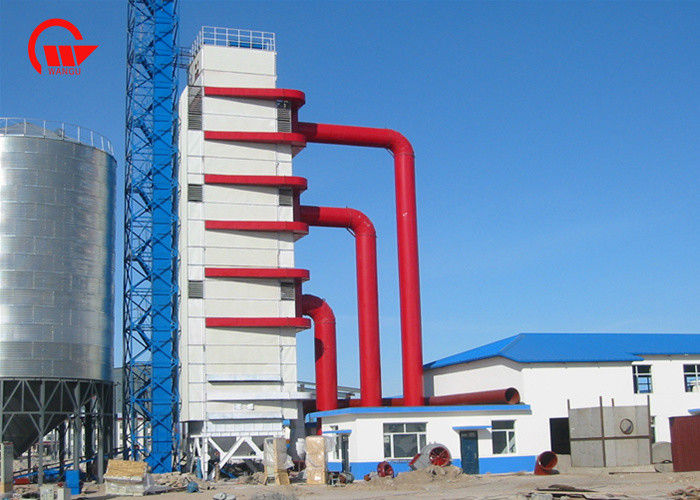 100 - 1000 T / D Tower Grain Dryer , High Durability Continuous Grain Dryer