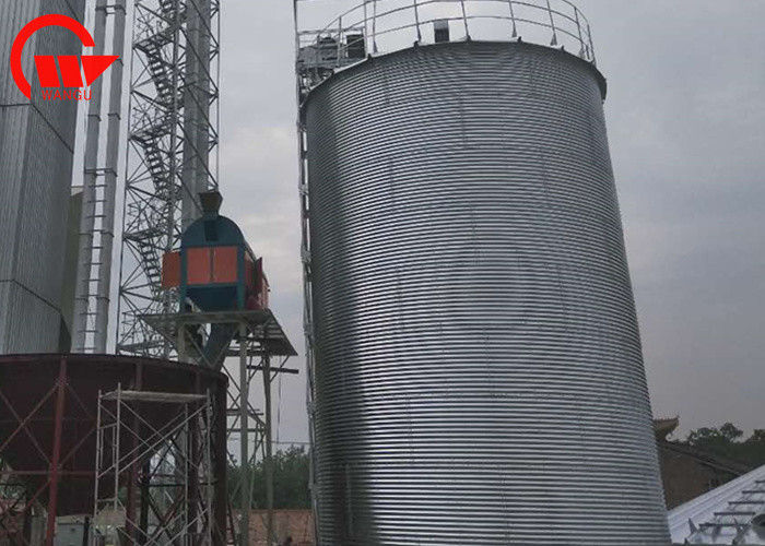 Bolted Assembly Steel Grain Silo Easy Installation 12 Months Warranty