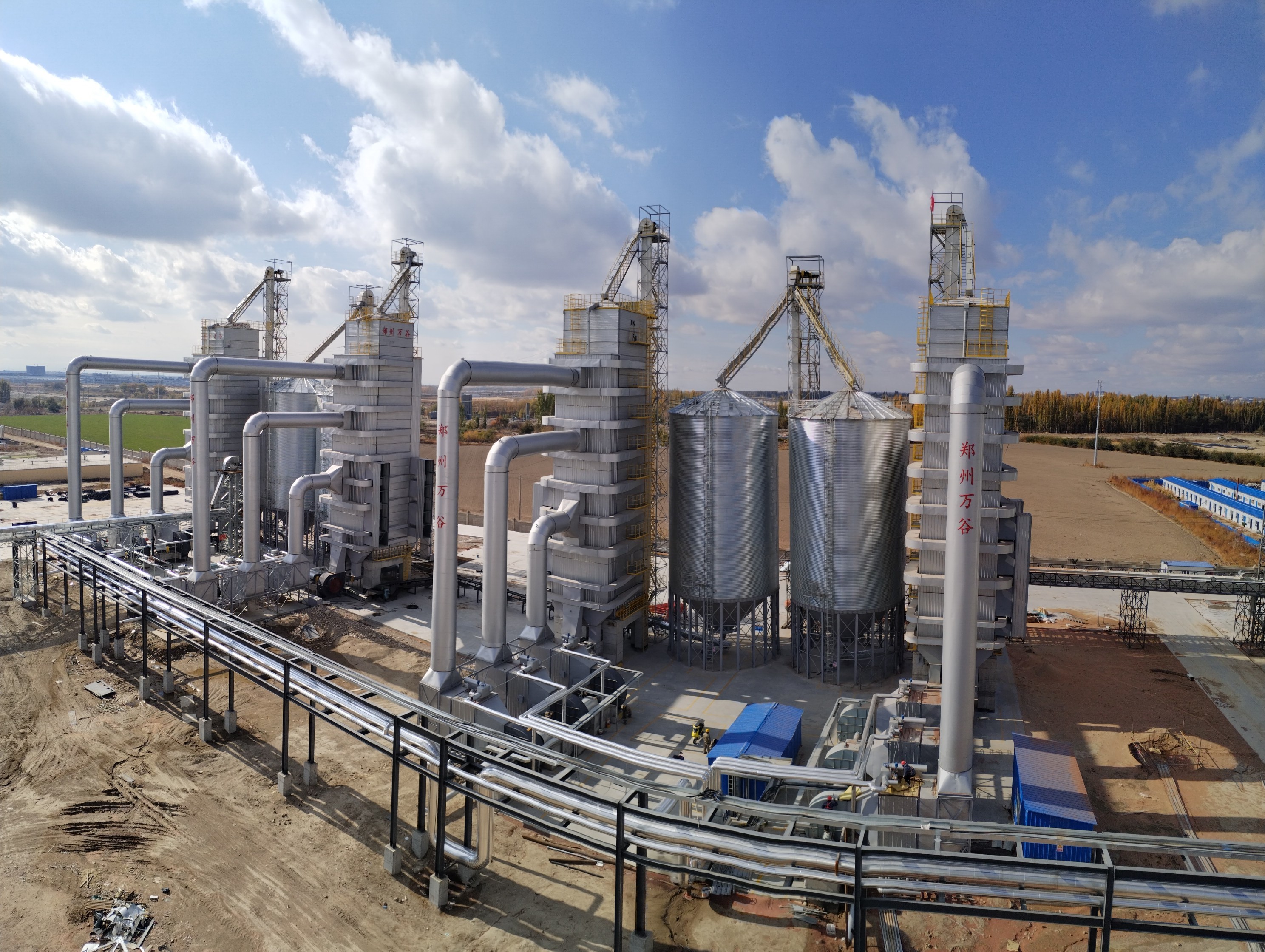 Continuous Grain Drying Tower100-1500 Ton/Day Low Temp Dryer for Paddy ...