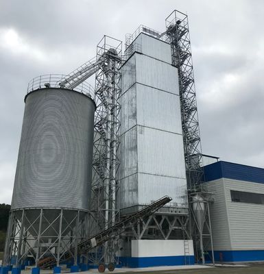 Intuitive Touchscreen Paddy Dryer Machine Handling Capacity 100-800 t/d Heat Consumption 5000-7000 kJ/kg Smart Automation