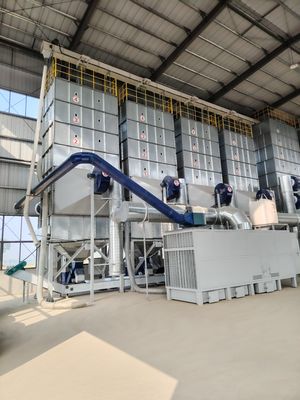 Clean Hot Air Heating Medium Grain Dryer Machine 2% Unevenness Of Drying Advanced Technology For Energy Efficiency
