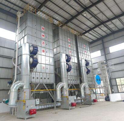 Low-temperature process prevents rice burst corn cracks and soybean hull loss for superior grain quality