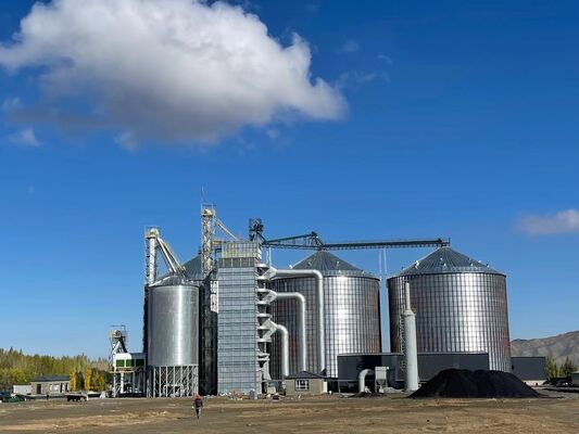 Low Breakage Rate Grain Dryer Tower 30% Fuel Cost Savings Fully Automatic Corn Dryer Mildew-Free Grain Drying Equipment